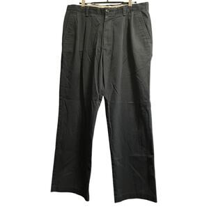 Dockers Blue Chino D3 Pants Flat Classic Fit Black Flat Mens 33 x 30